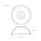 Fit for 90mm Cold cup Qty:1000 / Dome