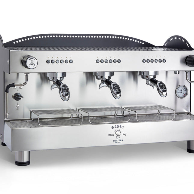Bezzera 3L Black 3-Group Professional Espresso Machine BZB2016B3DE - BZB2016B3DE