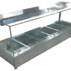 Jasper WET HOT FOOD DISPLAY 2060 MM BM6 HOLDS 6 x 1/1 GN PANS (PANS NOT INCLUDED) 15 AMP