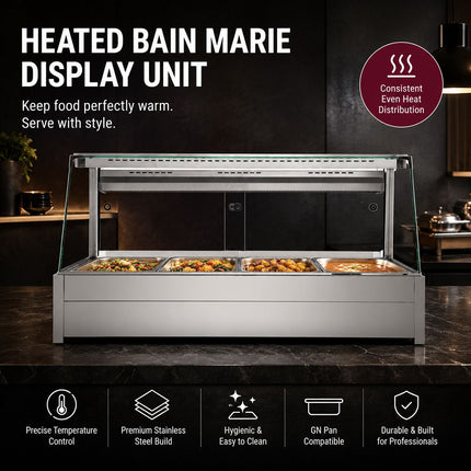 Bonvue Angled Countertop Wet and Dry Bain Marie BM14TC