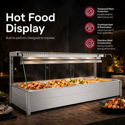 Bonvue Angled Countertop Wet and Dry Bain Marie BM14TC