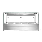 Bonvue BM14SC Square Countertop Wet and Dry Bain Marie — Front View