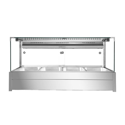 Bonvue BM14SC Square Countertop Wet and Dry Bain Marie — Front View