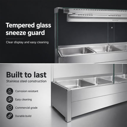 Bonvue BM14SC Bain Marie — Label / Specifications