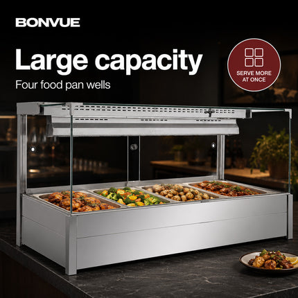 Bonvue BM14SC Bain Marie — Lighting Detail