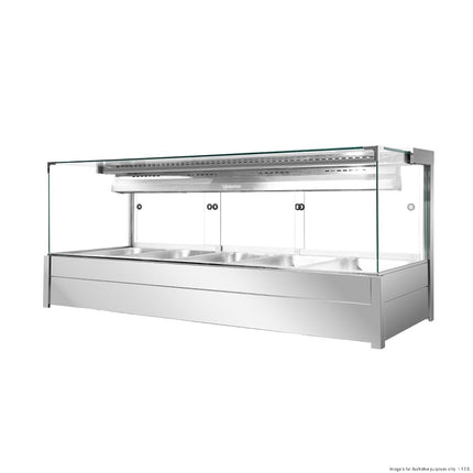 Bonvue BM17SC Bain Marie - Rear View