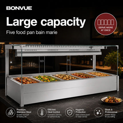 Bonvue BM17SC Bain Marie - Control Panel