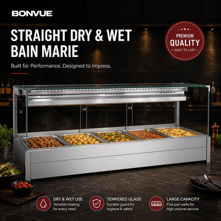 Bonvue BM17SC Bain Marie - Drain Valve Detail