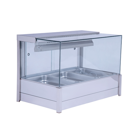 Bonvue Square Countertop Wet and Dry Bain Marie BM11SC - BM11SC