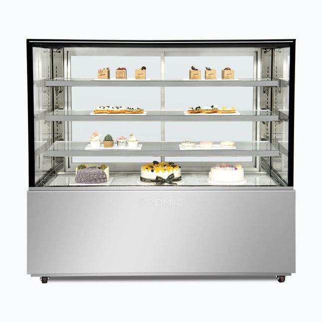 Bromic Cake Display | Cold Food Display 1500mm 686L 4 Tier - FD4T1500C-NR