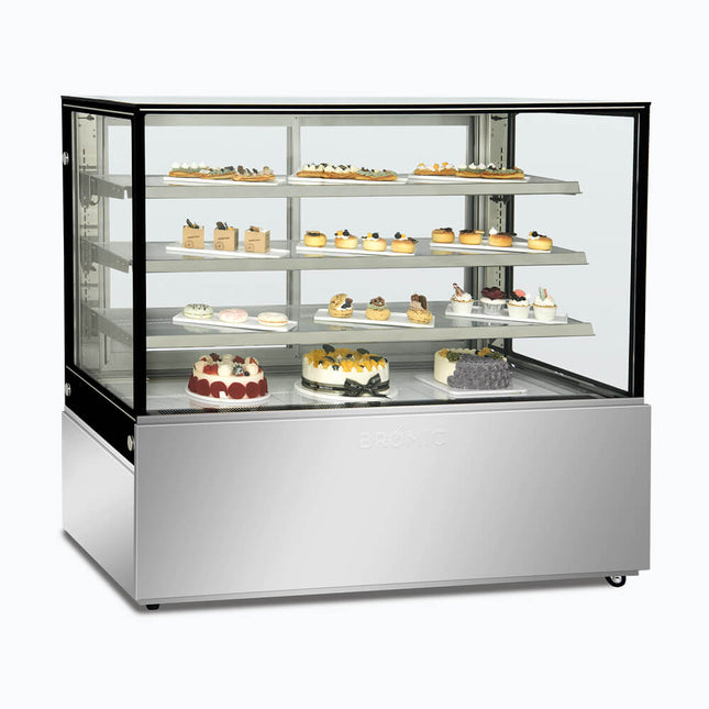 Bromic Cake Display | Cold Food Display 1500mm 686L 4 Tier - FD4T1500C-NR