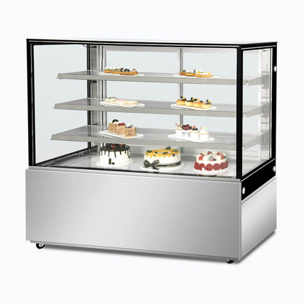 Bromic Cake Display | Cold Food Display 1500mm 686L 4 Tier - FD4T1500C-NR