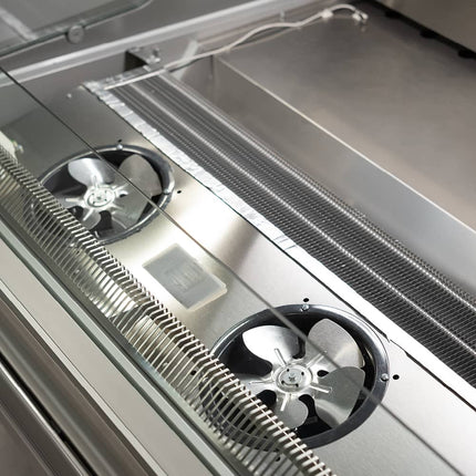 Bromic DD1875SG-NR Square Glass Deli Display