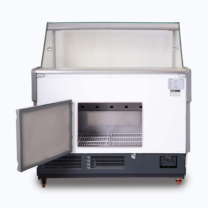 Bromic DD1250SG-NR Square Glass Deli Display