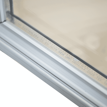 Bromic Upright Display Fridge with Lighbox Glass Door 690L - White