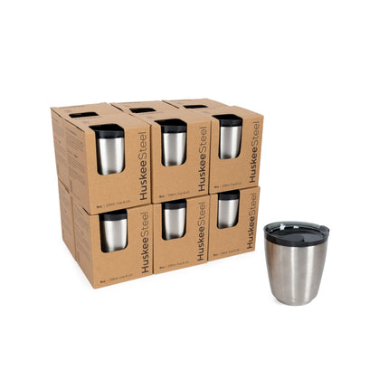 BioPak HuskeeCups – Huskee Steel Cups HS08PKU12-S2-2