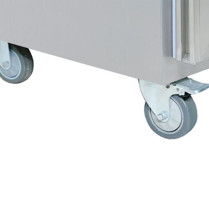 Thermaster SUFG1000 Display Freezer - Caster Detail
