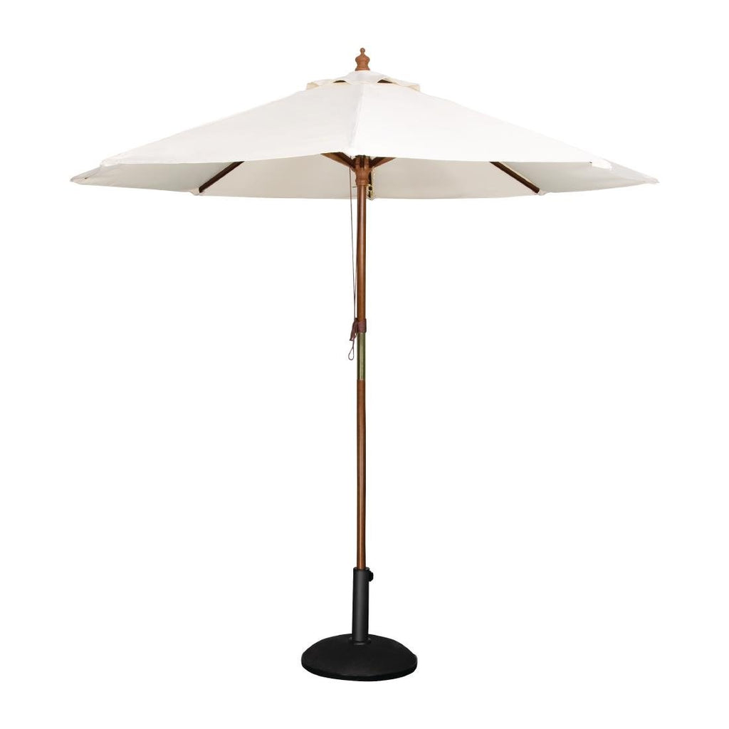 Bolero Round Outdoor Umbrella 3m Diameter Cream