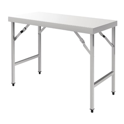 Vogue Stainless Steel Folding Table