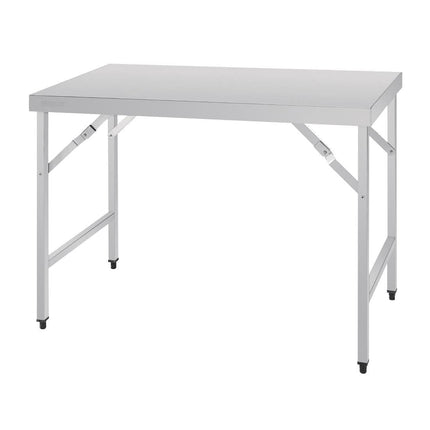 Vogue Stainless Steel Folding Table