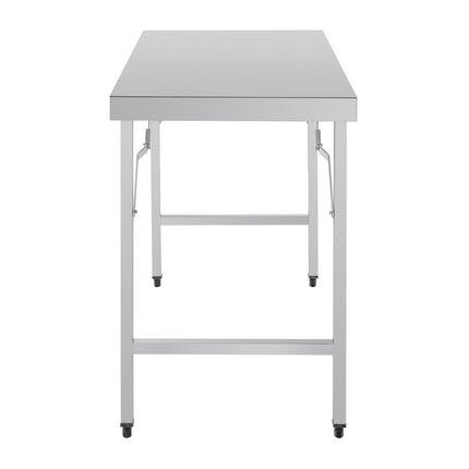 Vogue Stainless Steel Folding Table