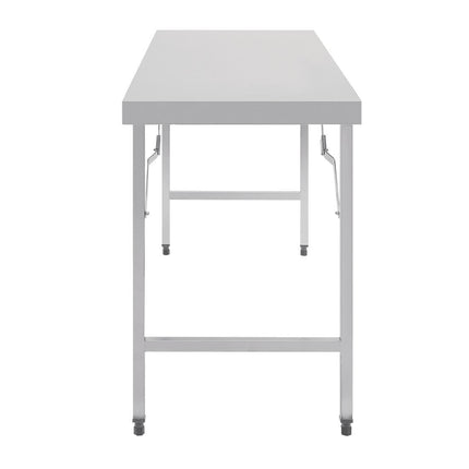 Vogue Stainless Steel Folding Table