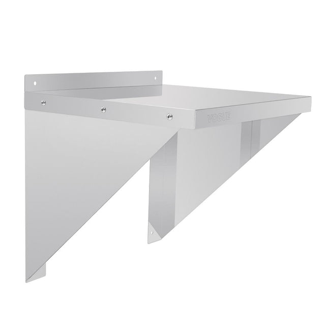 Vogue 430 Grade Stainless Steel Microwave Shelf Large