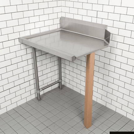 Modular Systems CDT-600R Clean Dish Table - Side View