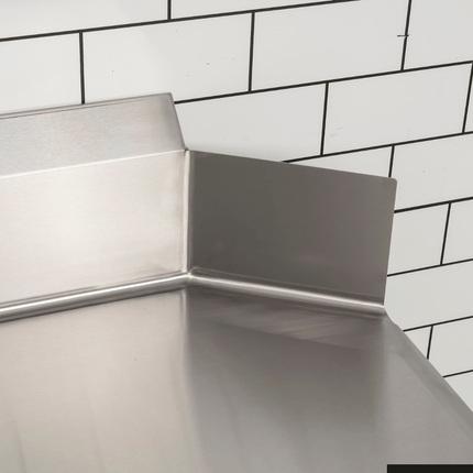 Modular Systems CDT-600R Clean Dish Table - Splashback Detail