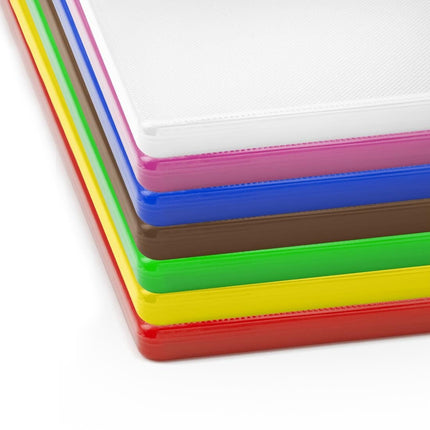 Hygiplas Low Density Set of 7 Chopping Board Set - 229x305x12mm