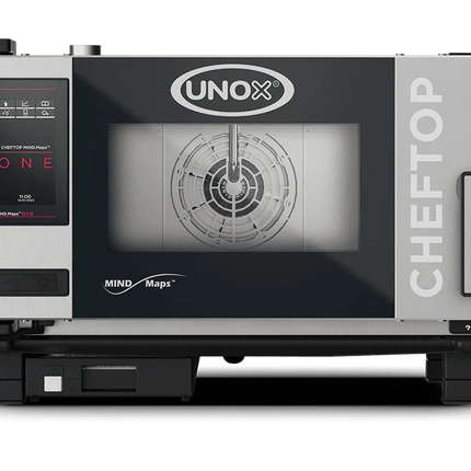 UNOX CHEFTOP MIND.Maps ONE Electric  Combi Oven Steamer 3 Tray GN 1/1 XEVC-0311