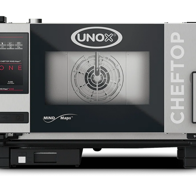 UNOX CHEFTOP MIND.Maps ONE Electric  Combi Oven Steamer 3 Tray GN 1/1 XEVC-0311