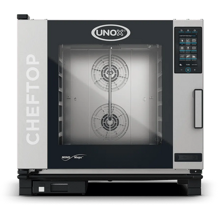 UNOX CHEFTOP MIND.Maps PLUS Electric  Combi Oven Steamer 6 Tray GN 2/1 XEVC-0621