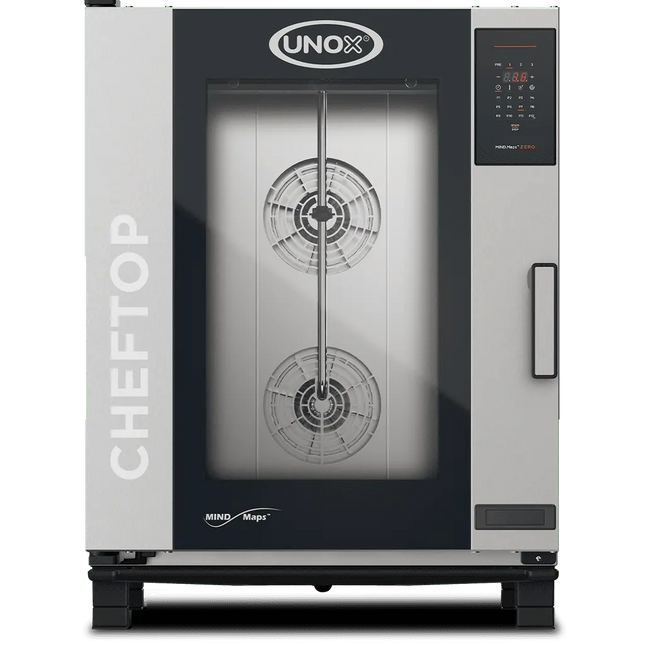 UNOX CHEFTOP MIND.Maps ZERO Electric Combi Oven Steamer 10 Tray GN 1/1 XEVC-1011