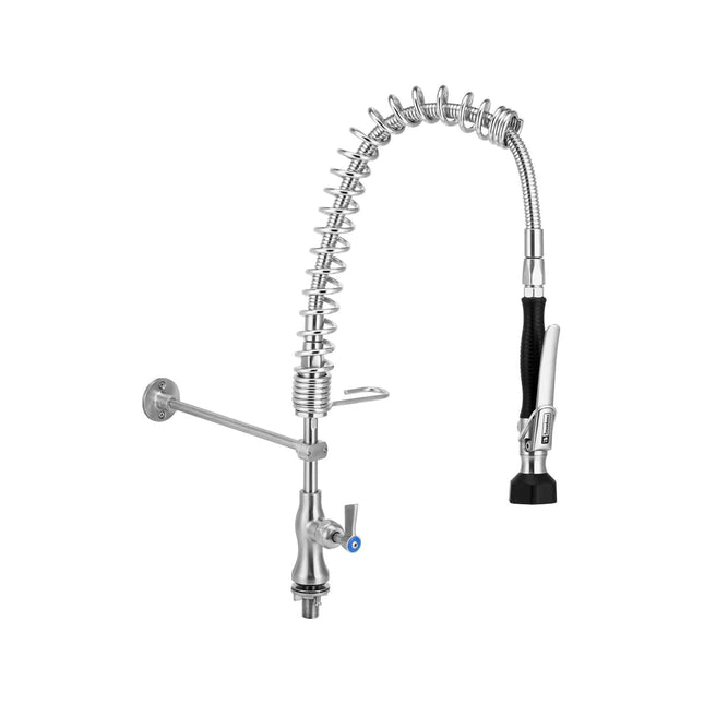 3Monkeez Compact Stainless Steel Single Bench Mount Pre-Rinse Option with Pot Filler