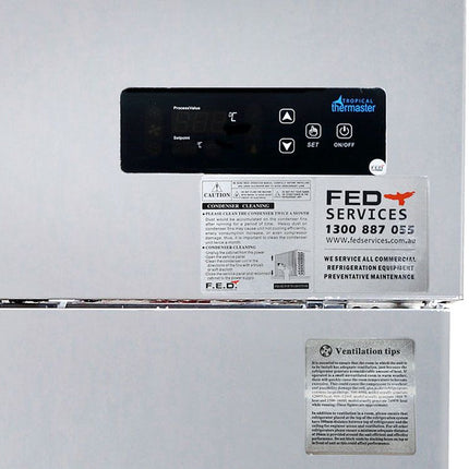 Thermaster Tropical 2 X ½ Door Ss Freezer SUF500