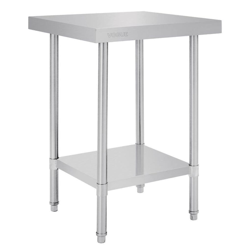 Vogue 304 Grade Premium Stainless Steel Table 600mm Depth