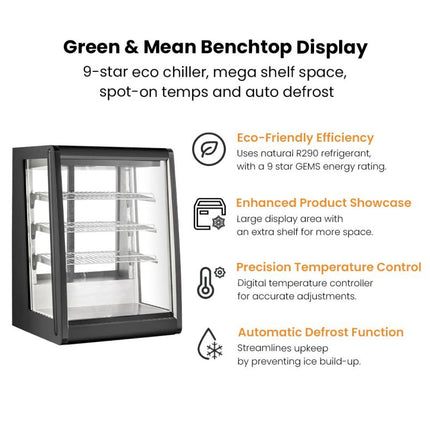 Bonvue Chilled Angled Counter-Top Food Display - CTA-196