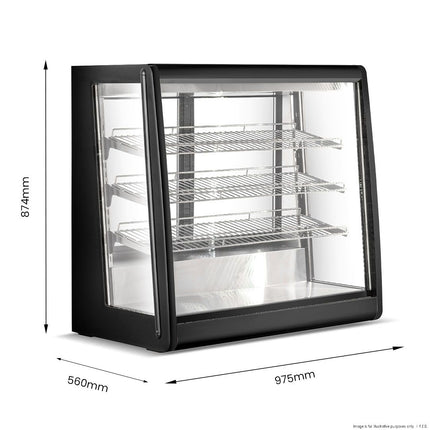Bonvue Chilled Angled Counter-Top Food Display - CTA-246