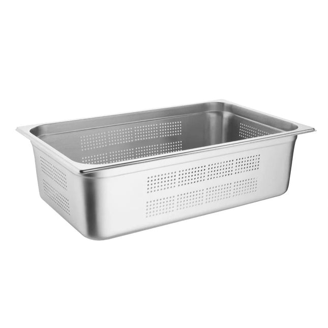 Vogue Heavy Duty St/St Perforated GN - 1/1 150mm
