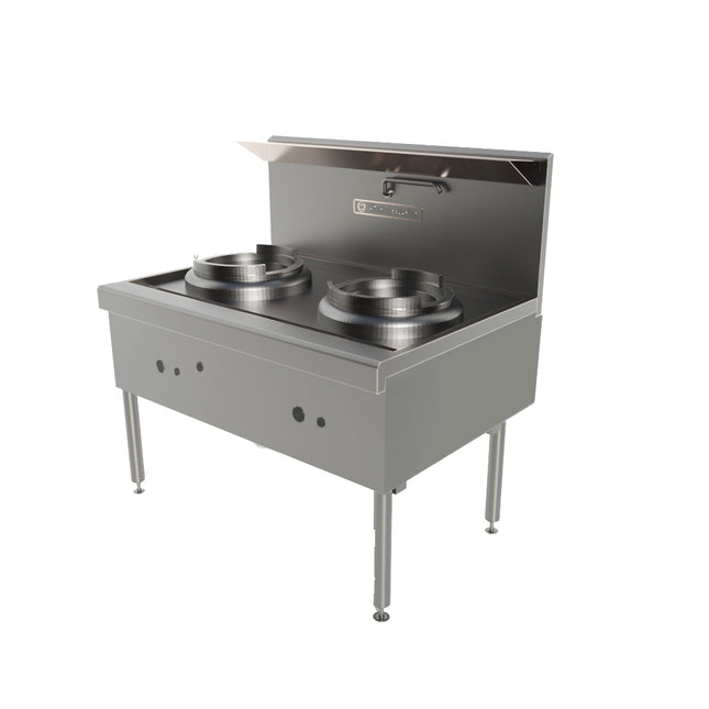 Goldstein Gas 2 Woks 356 mm Diameter, CWA2D/R Dual Ring CWA2