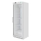 Polar C-Series Upright White Display Fridge - 400Ltr