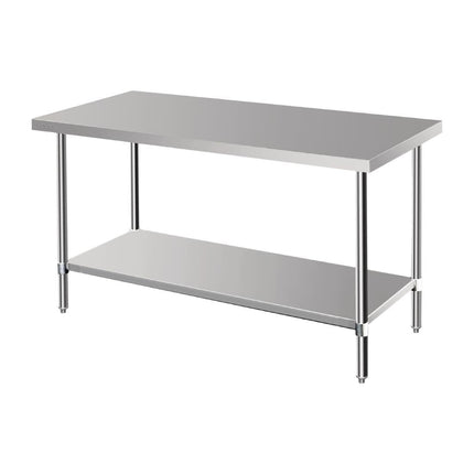 Vogue 304 Grade Premium Stainless Steel Table 600mm Depth