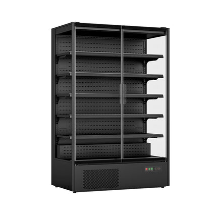 Thermaster DC-125B 764L Supermarket Panorama 2 Door Open Chiller Display - Front Angle View
