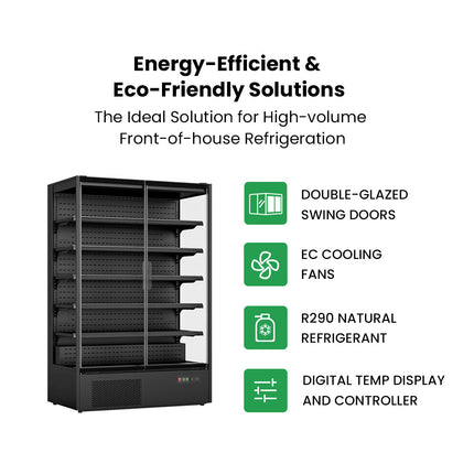 Thermaster DC-125B Open Chiller Display - Additional View