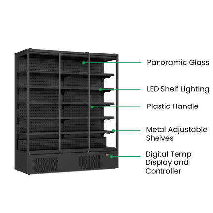 Thermaster Supermarket Panorama 3 Door Chiller Display DC-187B