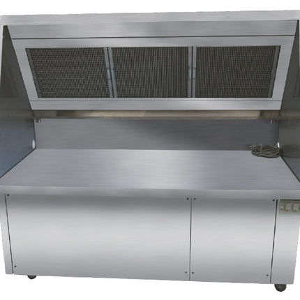 Simco DH1800-850D ductless exhaust hood system — front view