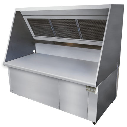 Simco DH1500-850D ductless exhaust hood — angled view