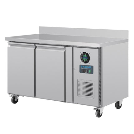 Polar U-Series 2 Door Counter Freezer with Upstand 282Ltr