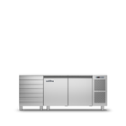 Coldline 2 Door + Drawers Pizza Preparation Counter with no worktop -2•+8•C TZS13/1MC